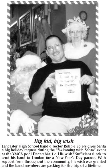 Spiers gives Santa a wishlist.